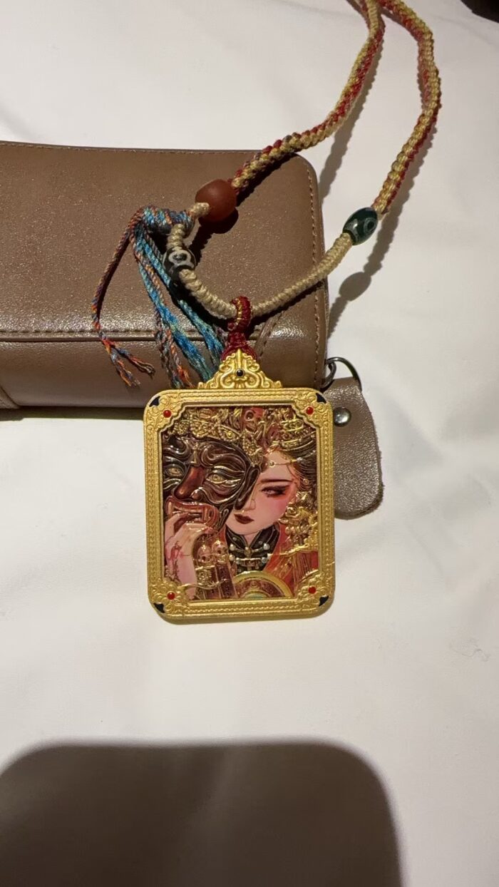 扎基拉姆牌 Necklace: Zashi Lhamo Talisman - Image 1