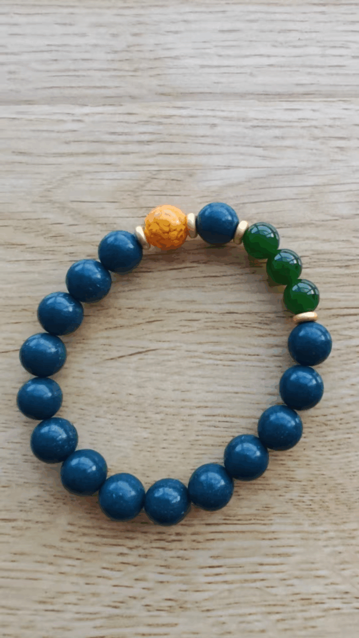 Herbal bead bracelet (Cuiyan Shugan) - Image 1