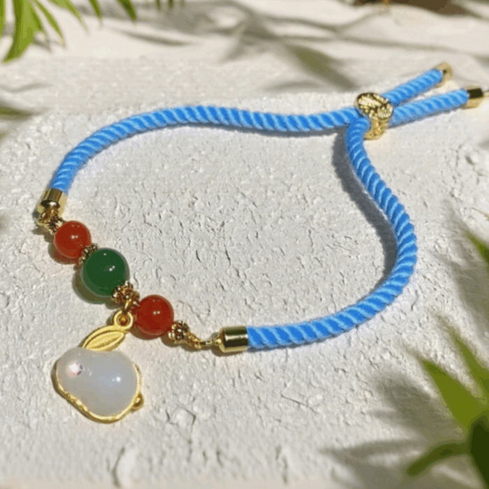 Bead Bracelet: Jade Rabbit Healing Elixir H032 - Image 1