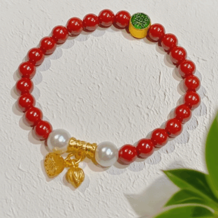 Cinnabar Bracelet: Peace and Joy  H169