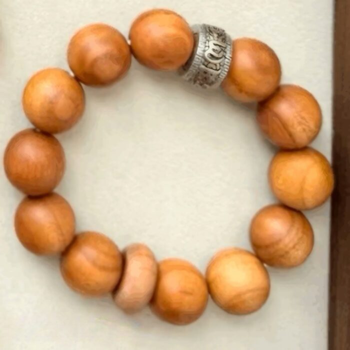 Sterling Silver Rotating Mantra Bead D143 - Image 1