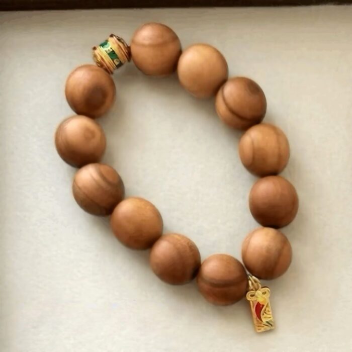 Auspicious Mantra Bead with Koi Pendant D144 - Image 1