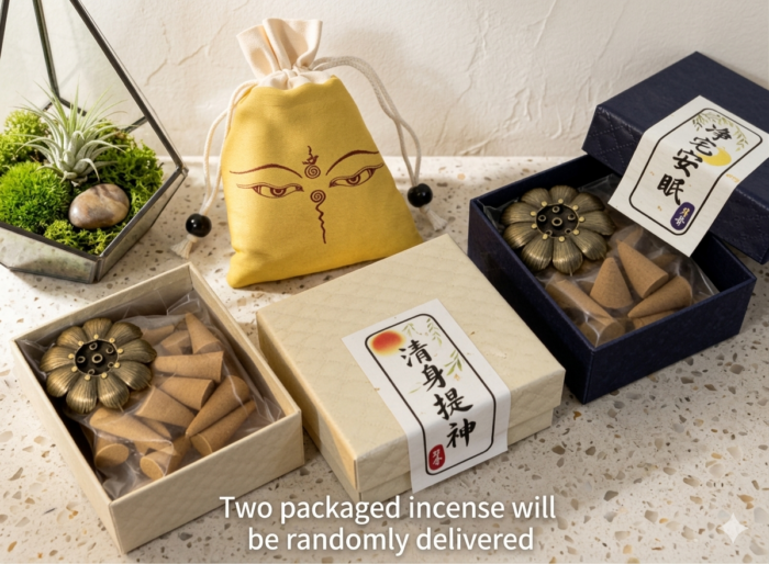 Tower Incense Gift Set (Sun & Moon Edition – Random Design) T14 Tower Incense Gift Set (Sun & Moon Edition – Random Design) - Image 1