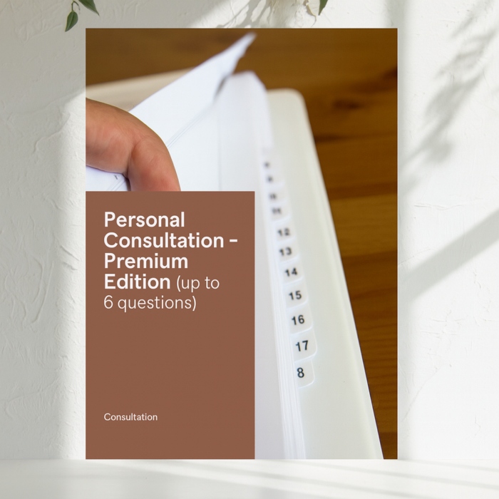 Personal Consultation – Premium Edition (up to 6 Questions) D57 - Image 1