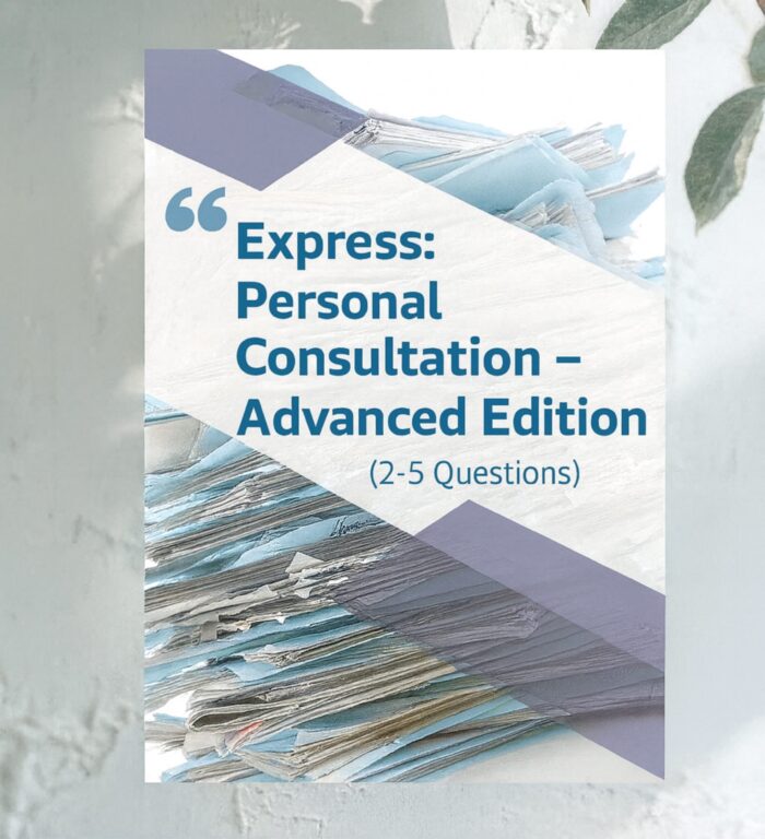 Express: Personal Consultation – Advanced Edition (2–5 Questions) D59BB - Image 1