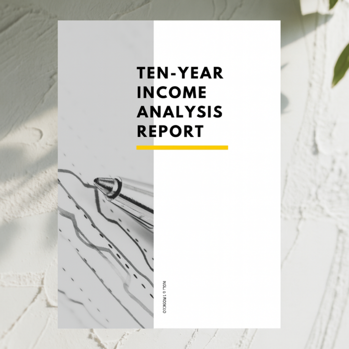 Ten-Year Income Analysis Report D76 - Image 1