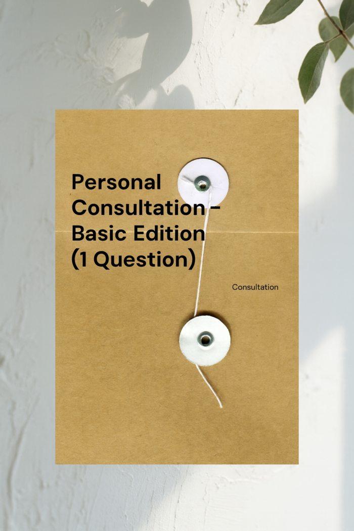 Personal Consultation – Basic Edition (1 Question)) D59A - Image 1