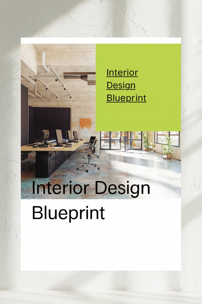 Interior Design Blueprint D138 - Image 1