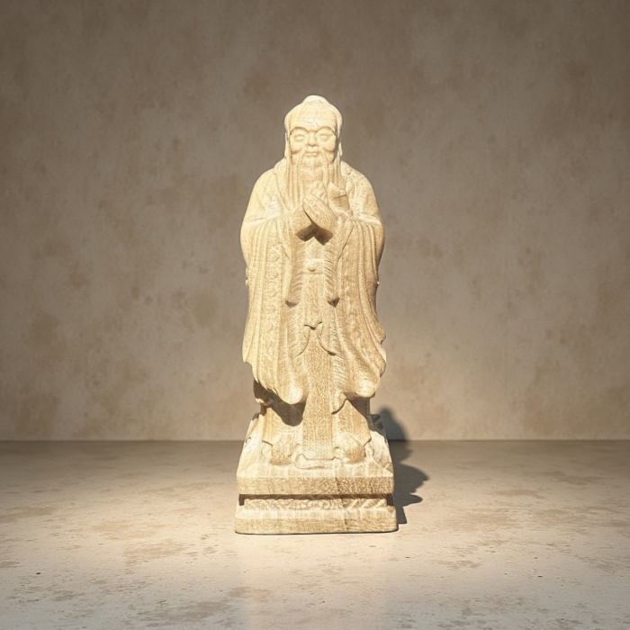 Peachwood Confucius (Medium Size) D128 - Image 1