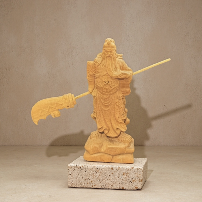 Peachwood Military God of Wealth D122 - Image 1