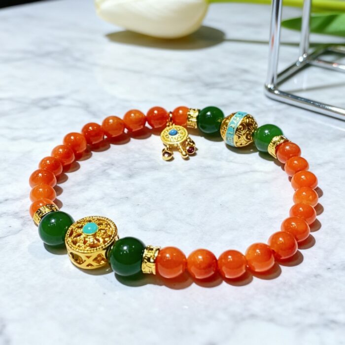 Red Edge – Elegant Turn Bracelet D227 - Image 1