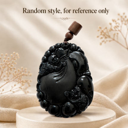ZHY1 Obsidian Pendant Middle Size (Random Style)