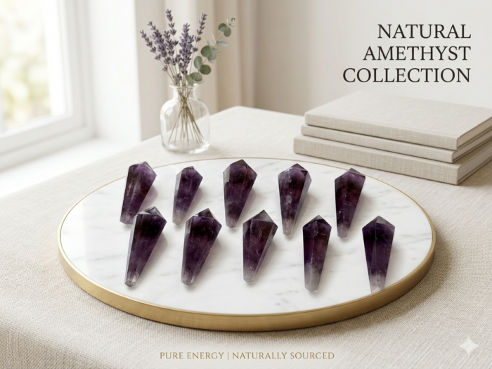 R23 Pointed Amethyst Crystal - 影像 1