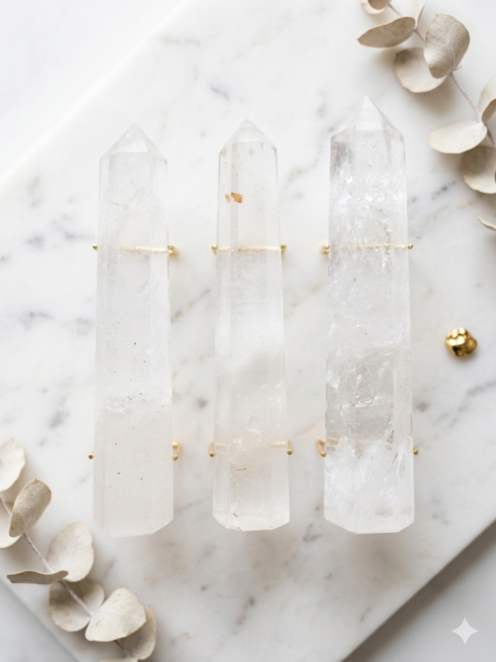 R6 Clear Quartz Tower - Image 1