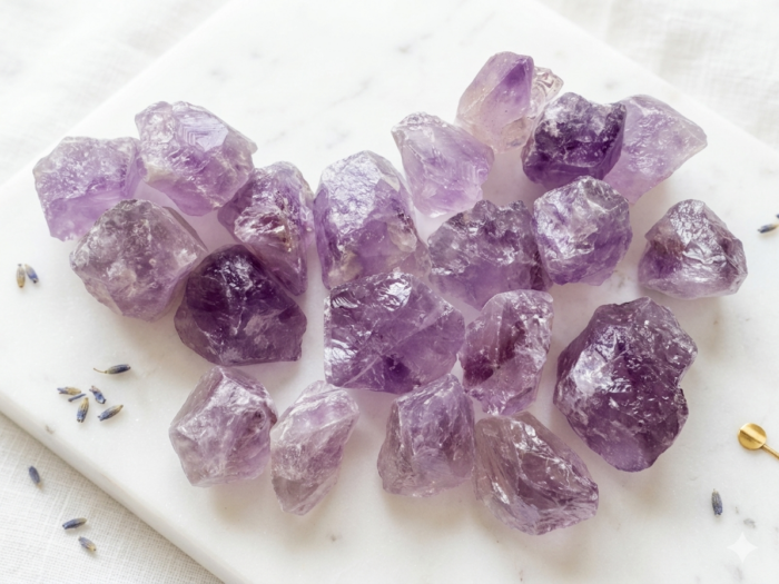 R25 Raw Amethyst Stone - 影像 1