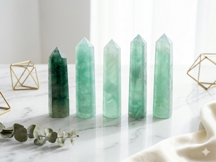 R20 Green Crystal Tower - Image 1