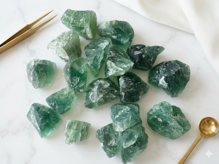 R11 Green Crystal Stone - Image 1