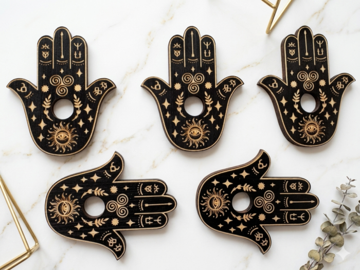 R14 Hand-Shaped Crystal Display Stand - Image 1