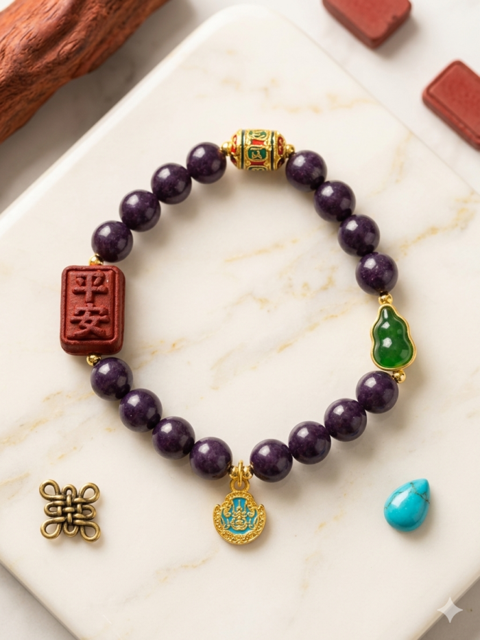 D8 Serene Fortune & Protection Amulet Bracelet - Image 1