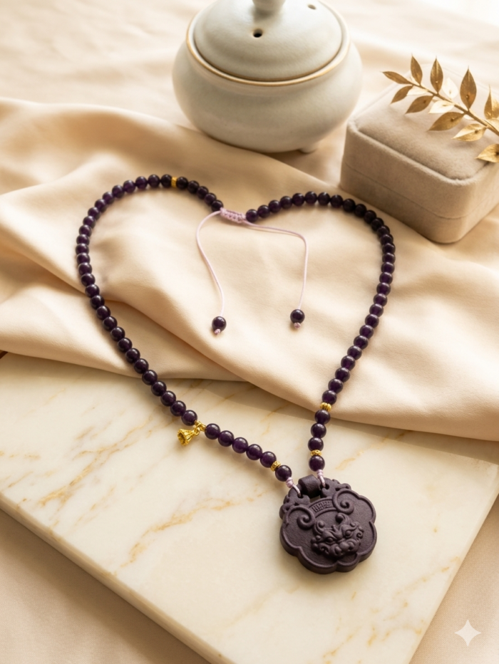 D4 The Guardian Beast Peace Lock · Ancient Protection Amulet - Image 1